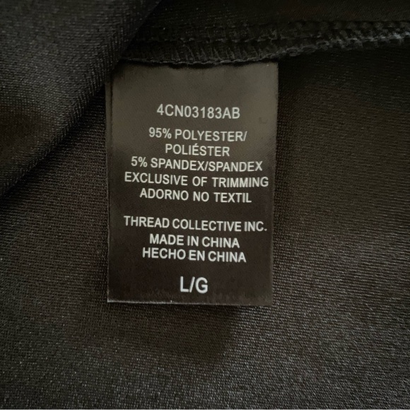 NWOT ABS Collection Black Dress with 3/4 Bell Sleeves, Large - Picture 7 of 7